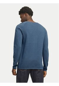 Jack & Jones - Jack&Jones Sweter Hill 12157321 Niebieski Regular Fit. Kolor: niebieski. Materiał: bawełna