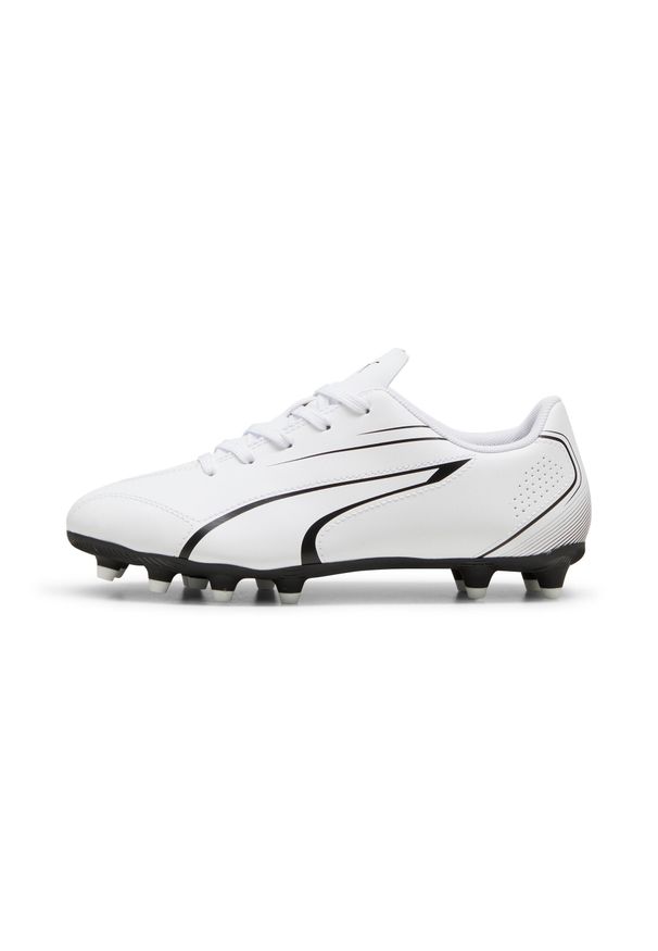 Dziecięce buty piłkarskie Puma Vitoria FG/AG. Kolor: czarny, biały, wielokolorowy. Sport: piłka nożna