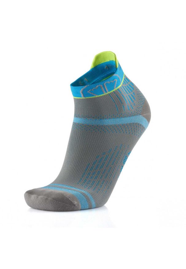 SIDAS - Skarpety do biegania dla doroslych Sidas Run Feel wysokosc kostki. Kolor: niebieski, szary, wielokolorowy. Materiał: elastan, włókno, poliamid. Sport: bieganie