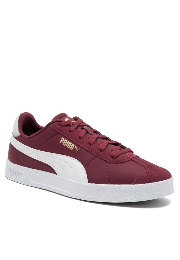 Sneakersy Puma Club Nylon 384822 07 Bordowy. Kolor: czerwony. Materiał: nylon