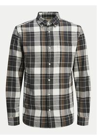 Jack & Jones Koszula Blubrook 12260710 Brązowy Comfort Fit. Kolor: brązowy. Materiał: bawełna #4