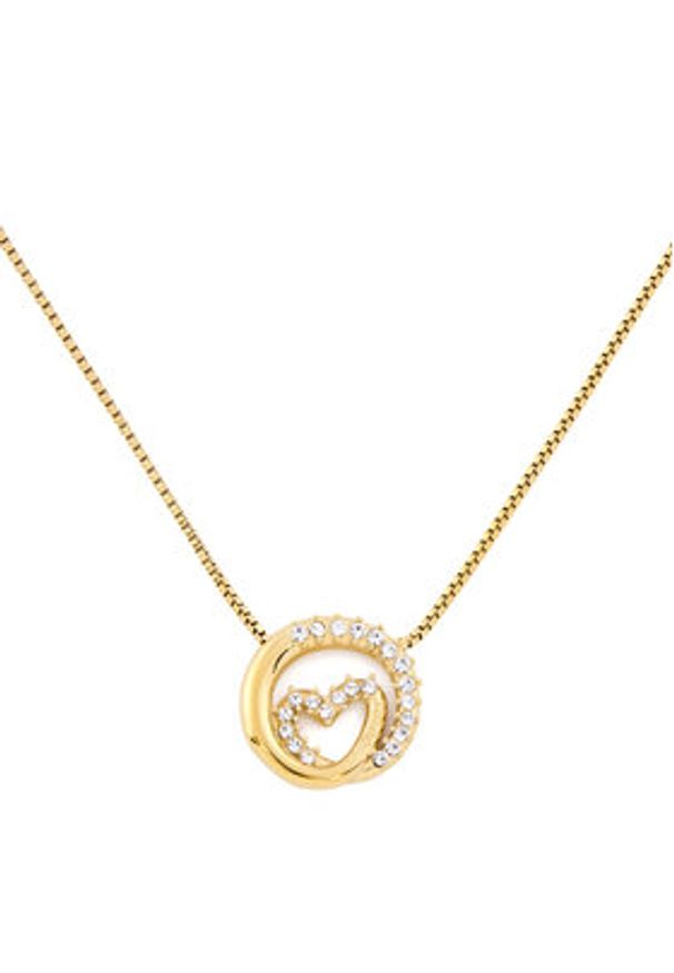 Guess Naszyjnik JUBN05 526JW Złoty. Materiał: metalowe. Kolor: złoty