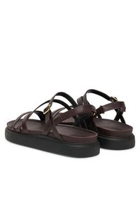Clarks Sandały Aristella Rose 26181262 Bordowy. Kolor: czerwony. Materiał: skóra #5