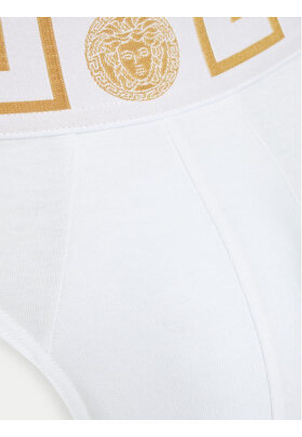 VERSACE - Versace Stringi AU100022 1A10011 Biały. Kolor: biały. Materiał: bawełna