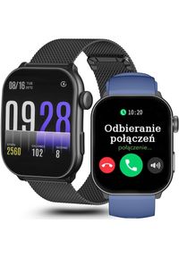 Gravity - Zegarek SMARTWATCH GRAVITY GT28-3 BK/BK/BU. Rodzaj zegarka: smartwatch