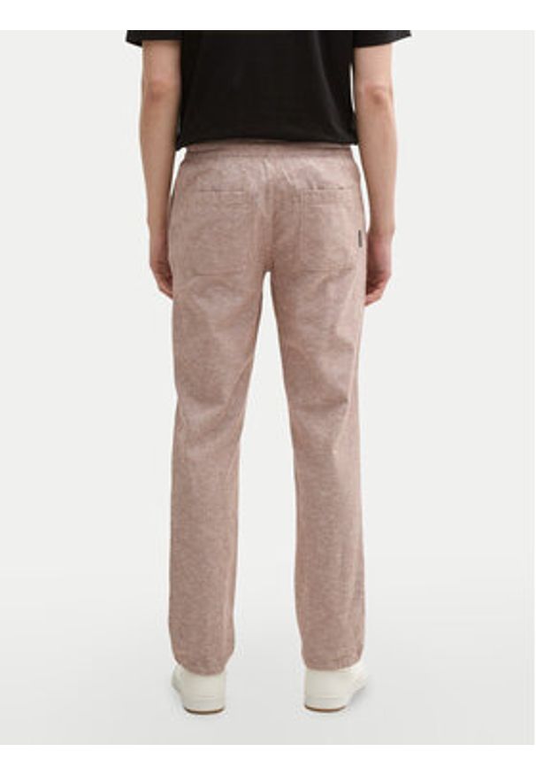 Tom Tailor Spodnie materiałowe 1044716 Beżowy Regular Fit. Kolor: beżowy. Materiał: bawełna