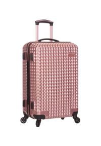 Sirocco walizka T-1195/3-M PC różowa. Kolor: różowy #1
