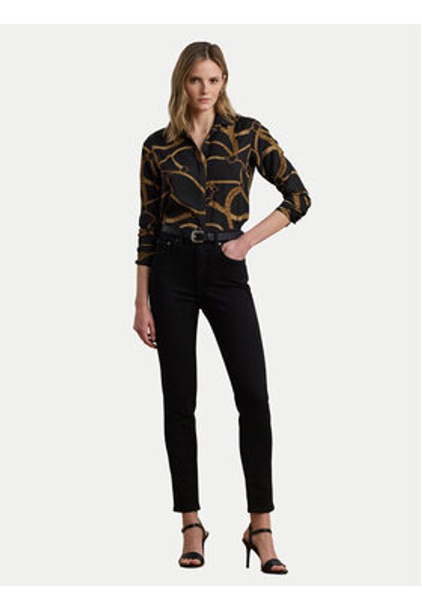 Lauren Ralph Lauren - LAUREN RALPH LAUREN Koszula 200970823001 Czarny Classic Fit. Kolor: czarny. Materiał: syntetyk