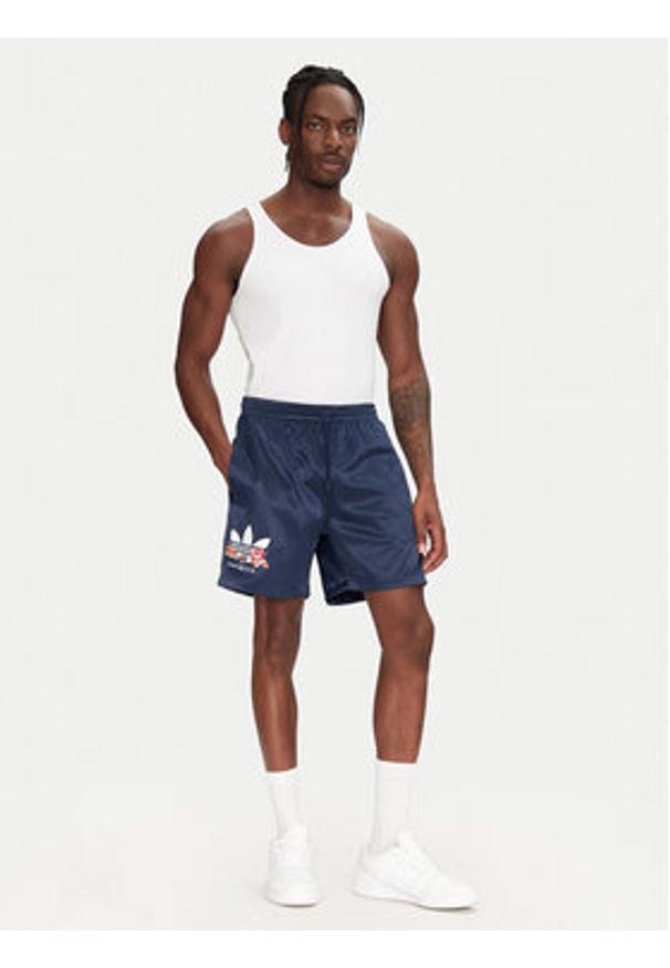 Adidas - adidas Szorty sportowe Q2 Made By Nelson Sprinter JD0719 Granatowy Regular Fit. Kolor: niebieski. Materiał: syntetyk. Styl: sportowy