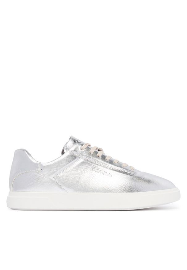 Sneakersy Calvin Klein. Kolor: srebrny