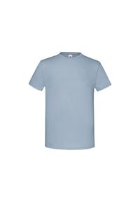 FRUIT OF THE LOOM - Kultowa Koszulka Unisex Dla Dorosłych. Kolor: niebieski