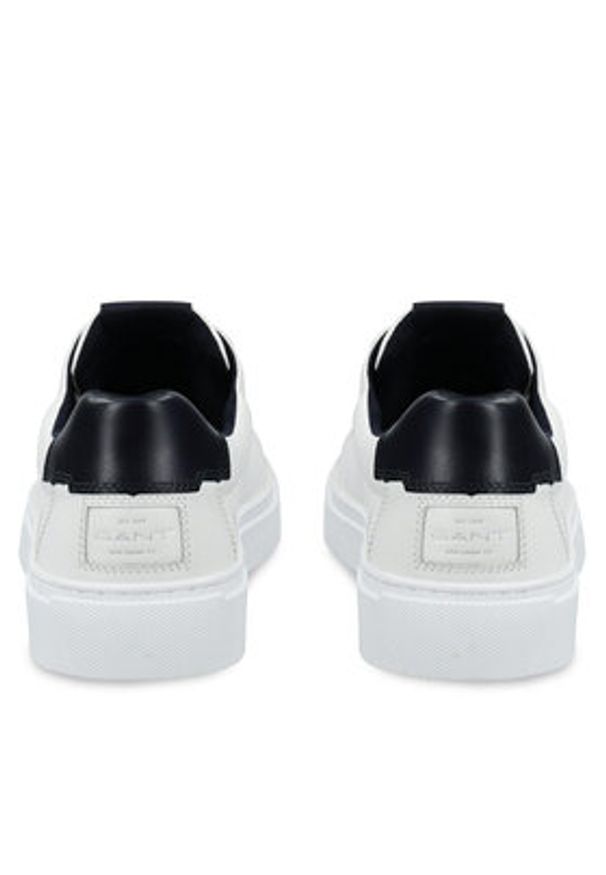 GANT - Gant Sneakersy 31631021 Biały. Kolor: biały. Materiał: skóra