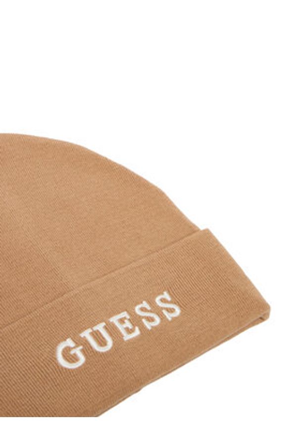 Guess Czapka AW5189 POL01 Beżowy. Kolor: beżowy. Materiał: materiał