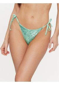 Guess Dół od bikini E3GO02 KBMV0 Zielony. Kolor: zielony. Materiał: syntetyk #1