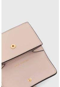 MICHAEL Michael Kors portfel skórzany damski kolor różowy. Kolor: różowy. Materiał: skóra #3