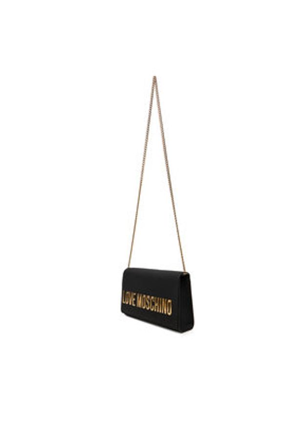 Love Moschino - LOVE MOSCHINO Torebka JC4103PP0NKD0000 Czarny. Kolor: czarny. Materiał: skórzane