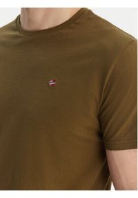 Napapijri T-Shirt Salis NP0A4H8D Zielony Regular Fit. Kolor: zielony. Materiał: bawełna #4