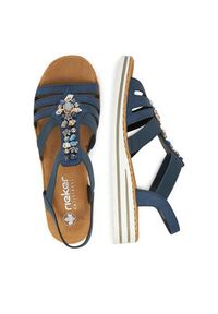 Rieker Sandały CEO-V0649-14 Granatowy. Kolor: niebieski. Materiał: syntetyk #3