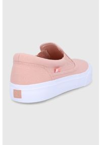 DC - Dc - Tenisówki. Nosek buta: okrągły. Kolor: różowy. Materiał: guma #2
