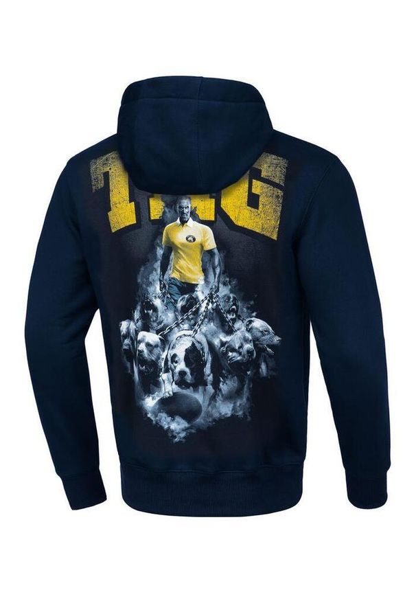 PITBULL - Bluza męska Pitbull z kapturem TAG Arka Gdynia. Typ kołnierza: kaptur. Kolor: niebieski