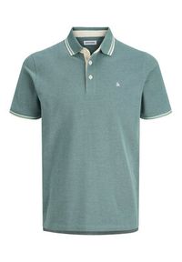 Jack & Jones Polo Paulos 12136668 Zielony Regular Fit. Typ kołnierza: polo. Kolor: zielony. Materiał: bawełna #5