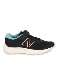 Buty do biegania dla dzieci New Balance 520. Zapięcie: rzepy. Kolor: czarny, wielokolorowy. Materiał: syntetyk, tkanina, materiał. Szerokość cholewki: normalna