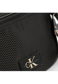 Calvin Klein Jeans Saszetka Tagged Square Camera Bag18 K50K511779 Czarny. Kolor: czarny. Materiał: skóra