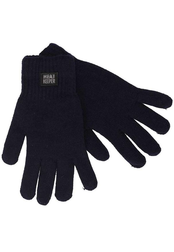 HEAT KEEPER - Męskie rękawice termoaktywne Heatkeeper antracyt. Kolor: szary, wielokolorowy, brązowy. Sport: turystyka piesza