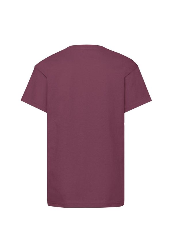 FRUIT OF THE LOOM - Oryginalna Koszulka Dla Dzieci. Kolor: czerwony, wielokolorowy, brązowy