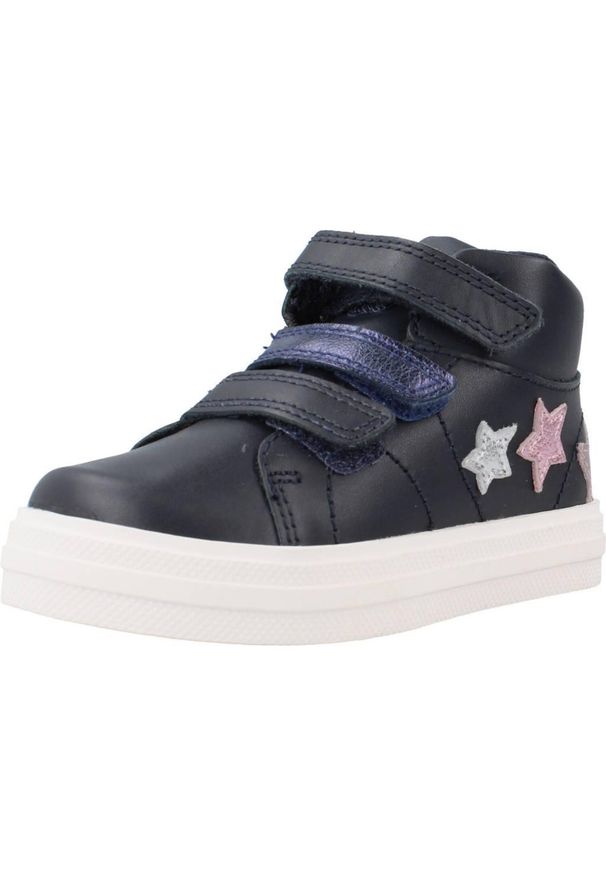 Clarks - Buty CLARKS NOVA FUN T Niebieski. Kolor: niebieski. Materiał: tkanina, skóra. Sport: turystyka piesza
