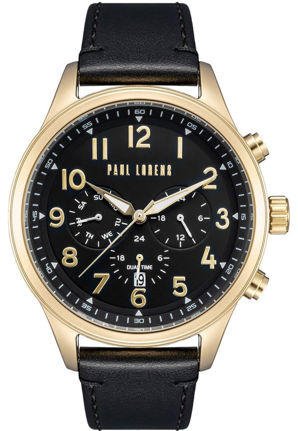 Paul Lorens - ZEGAREK MĘSKI PAUL LORENS - PL20011A-1A2 (zg378a) + BOX