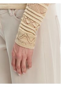 Guess Kardigan W5GR15 Z3E22 Beżowy Regular Fit. Kolor: beżowy. Materiał: wiskoza #3