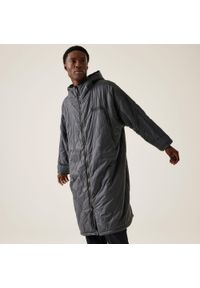 Regatta - Płaszcz plażowy unisex Quilted Robe. Okazja: na plażę. Kolor: fioletowy