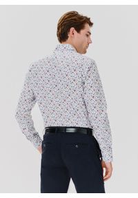 Pako Lorente - PAKO LORENTE – Koszula męska w kwiatowy wzór długi rękaw. Okazja: na co dzień. Materiał: bawełna, elastan. Długość rękawa: długi rękaw. Długość: długie. Wzór: kwiaty. Styl: casual #10