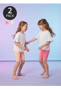 Sinsay - Bawełniane legginsy 2 pack - wielobarwny. Materiał: bawełna #1