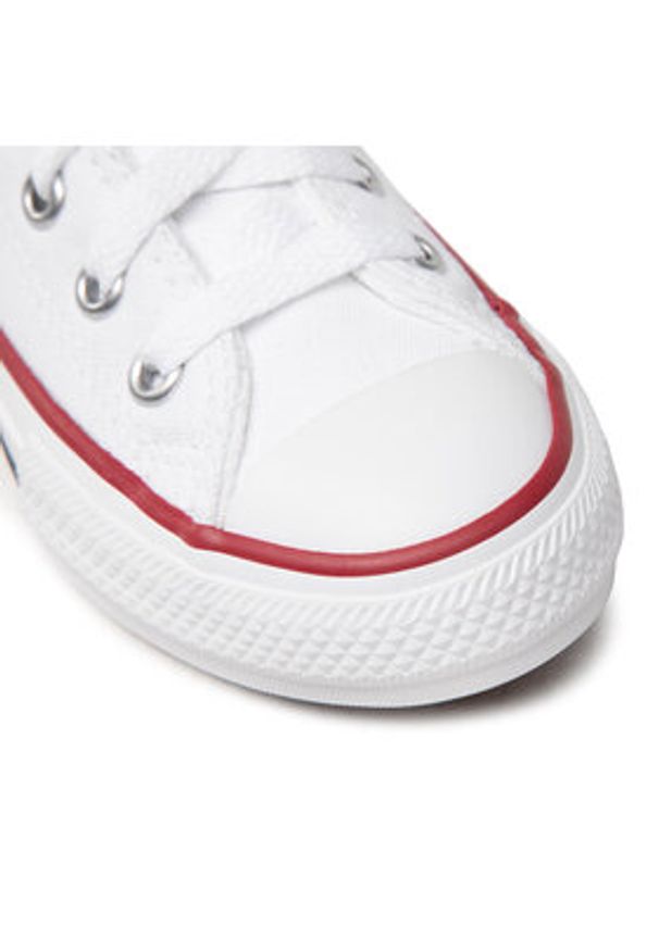 Converse Trampki Chuck Taylor All Star Ox 3J256 Biały. Kolor: biały. Materiał: materiał