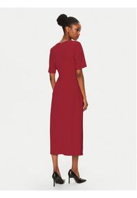 DKNY Sukienka koktajlowa DD4H1B66 Czerwony Slim Fit. Kolor: czerwony. Materiał: syntetyk. Styl: wizytowy