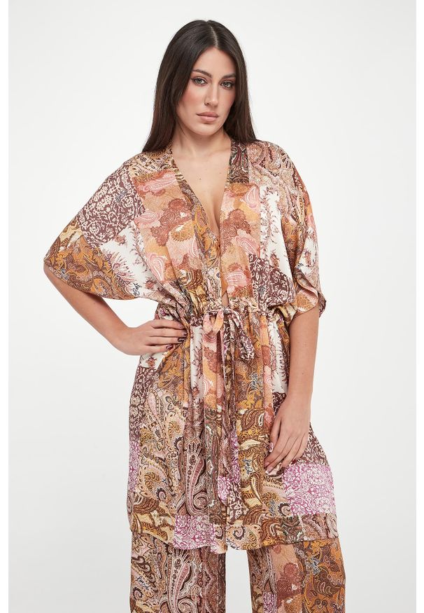 Liu Jo - Narzutka damska ze wzorem paisley LIU JO. Wzór: paisley