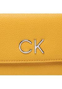 Calvin Klein Torebka Re-Lock Dbl Crossbody Bag Pbl K60K609140 Żółty. Kolor: żółty. Materiał: skórzane