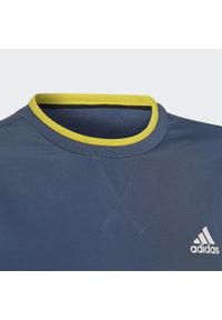 Adidas - Bluza dziewczęca adidas ALL SZN. Kolor: zielony, wielokolorowy, żółty. Sport: taniec, joga i pilates
