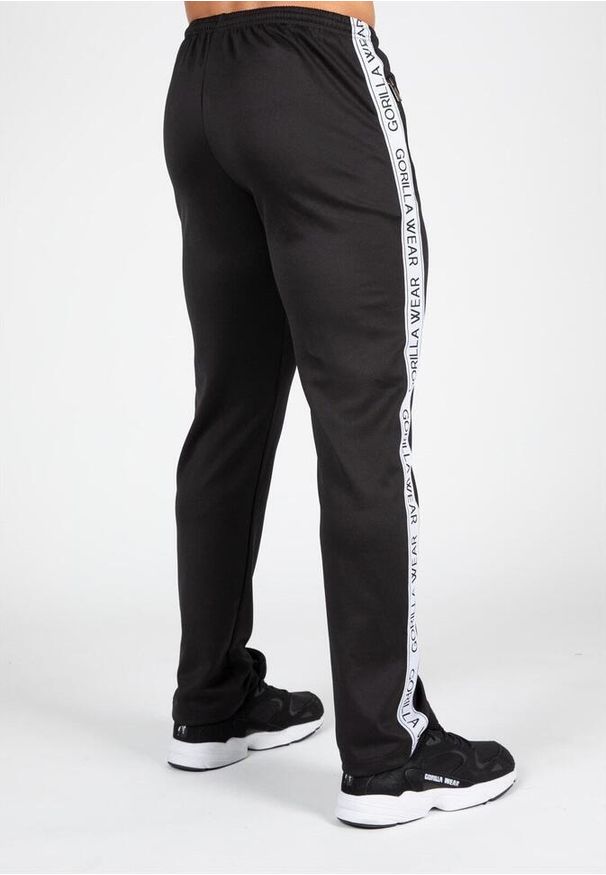 GORILLA WEAR - Delaware Track Spodnie - Czarny. Kolor: czarny. Materiał: dresówka. Sport: fitness