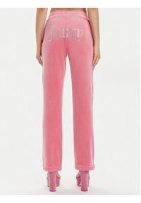 Juicy Couture Spodnie dresowe Tina JCAPW045 Różowy Regular Fit. Kolor: różowy. Materiał: syntetyk #3