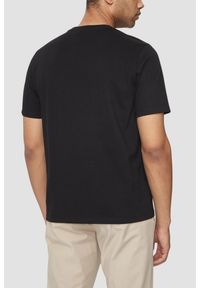 Guess - GUESS Granatowy bawełniany t-shirt męski Patch, Rozmiar XL. Okazja: na co dzień. Kolor: niebieski. Materiał: bawełna. Styl: casual, klasyczny #3