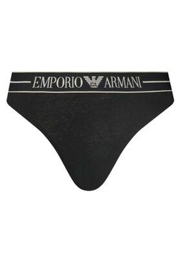 Emporio Armani Underwear Komplet 2 par fig klasycznych EW000403 AF10881 MC005 Czarny. Kolor: czarny. Materiał: bawełna