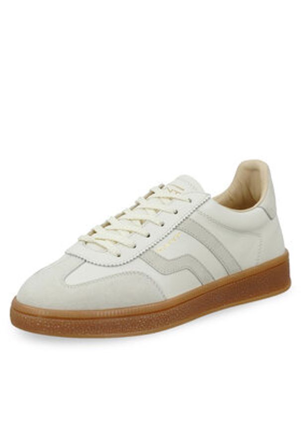 GANT - Gant Sneakersy 31531039 Écru. Materiał: skóra