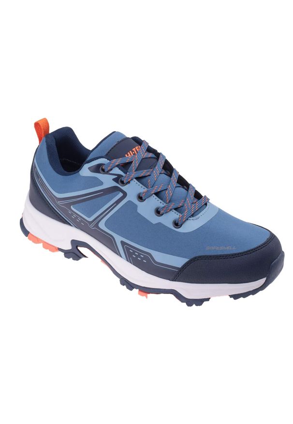 Hi-tec - Męskie Wodoodporne Buty Turystyczne Hiset. Kolor: turkusowy, niebieski, wielokolorowy, zielony. Sport: turystyka piesza