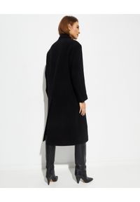 ISABEL MARANT - Dwurzędowy płaszcz z wełny Lojikeya. Kolor: czarny. Materiał: wełna. Długość rękawa: długi rękaw. Długość: długie. Styl: klasyczny #2