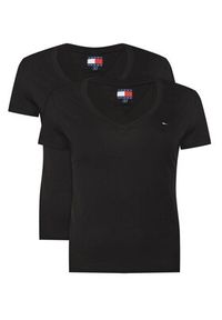 Tommy Jeans Komplet 2 t-shirtów DW0DW21367 Czarny Slim Fit. Kolor: czarny. Materiał: bawełna #3