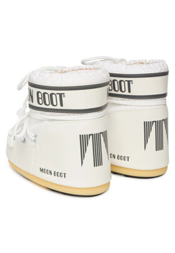 Moon Boot Śniegowce Mb Icon Low Nylon 80D1409340 Biały. Kolor: biały. Materiał: skóra