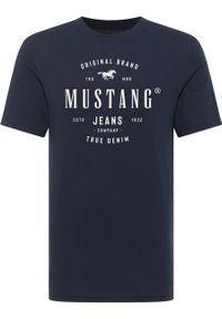 Męski T-Shirt Mustang Style Alex Dark Sapphire 1017331 4136